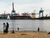 Hamburg - Sommertag an der Elbe