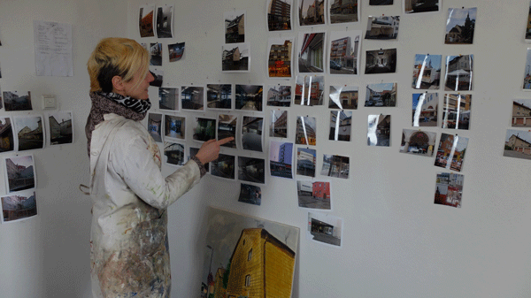 Im Atelier des Böblinger Kunstvereins