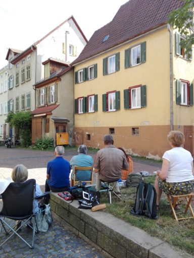 Skizzierkurs in der Stadt